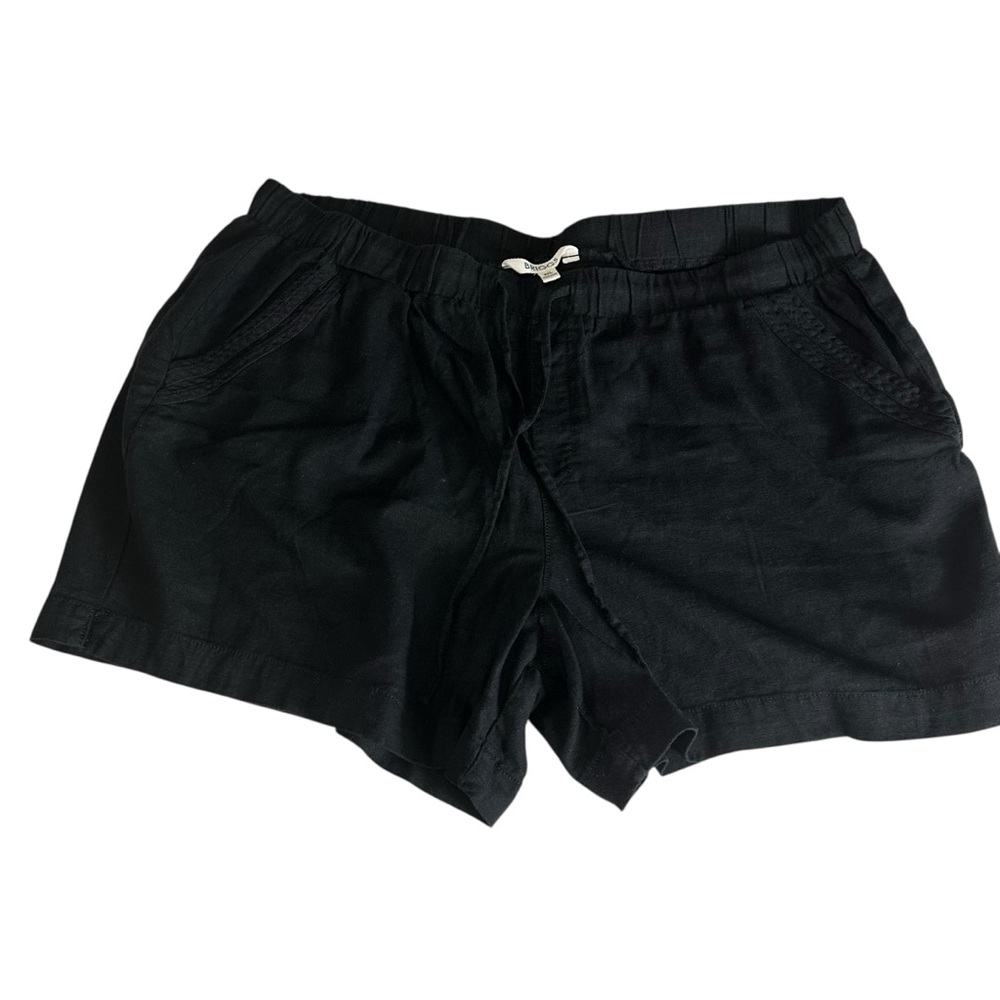 Briggs Linen Blend Black Shorts